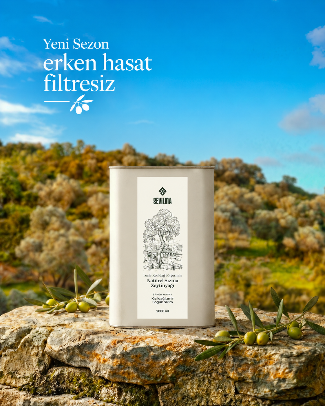 Izmir Kızıldağ Early Harvest Natural Cold-Pressed